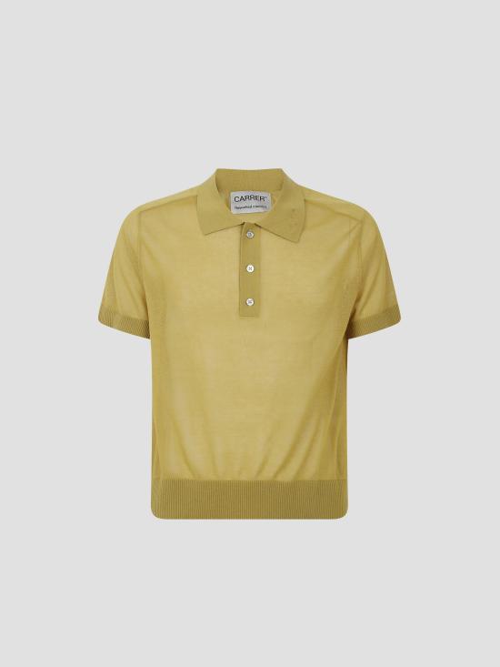 26SS 카레르 반팔 티셔츠 TYRO POLO OIL YLLW OIL YELLOW