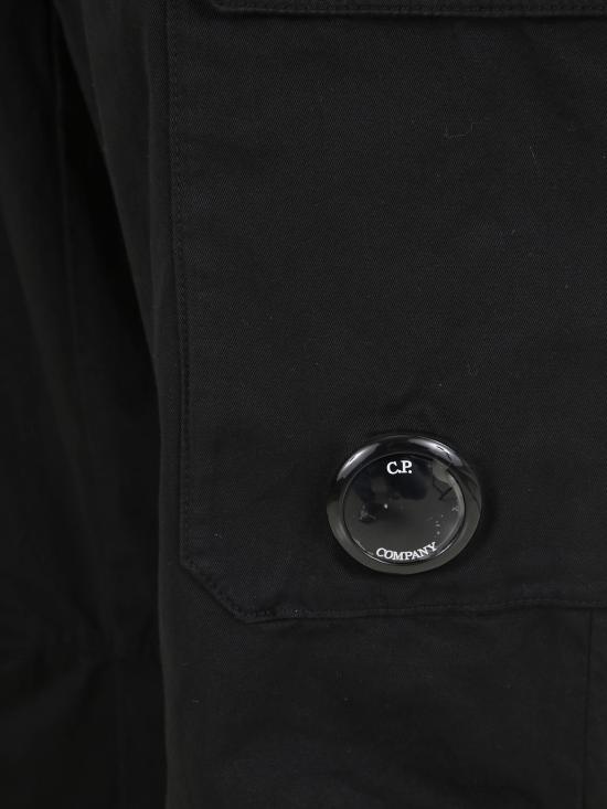 26SS 씨피 컴퍼니 코튼 개버딘 루즈 카고 팬츠 20CMPA185A110458G 999 BLACK - C.P. COMPANY
