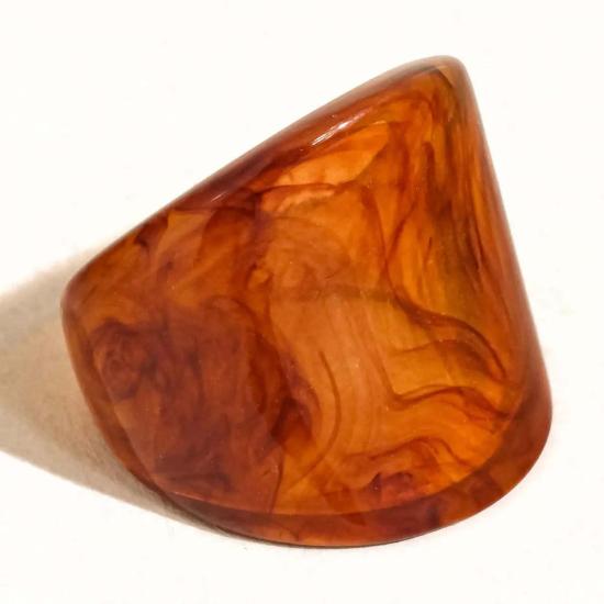  Flânerie 반지 플라네리 도리스 청키 링 브라운