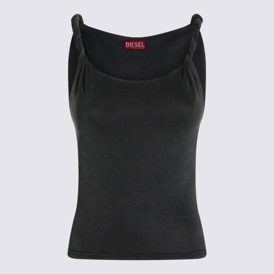  디젤 민소매 티셔츠 모달 탱크탑 블랙
