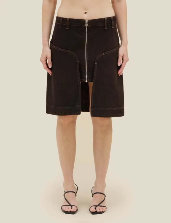  에크하우스 라타 데님 스커트 네스팅 스커트 - ECKHAUS LATTA