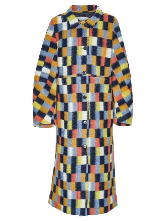  헨릭 빕스코브 코트 Henrik Vibskov 바나나  브러시드 스퀘어