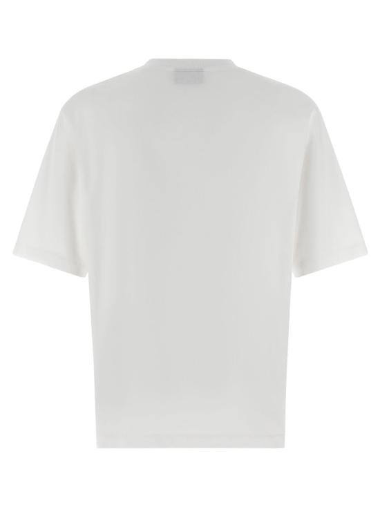  디스퀘어드2 반팔 티셔츠 Dsquared2 라이더 티셔츠 화이트 - DSQUARED2