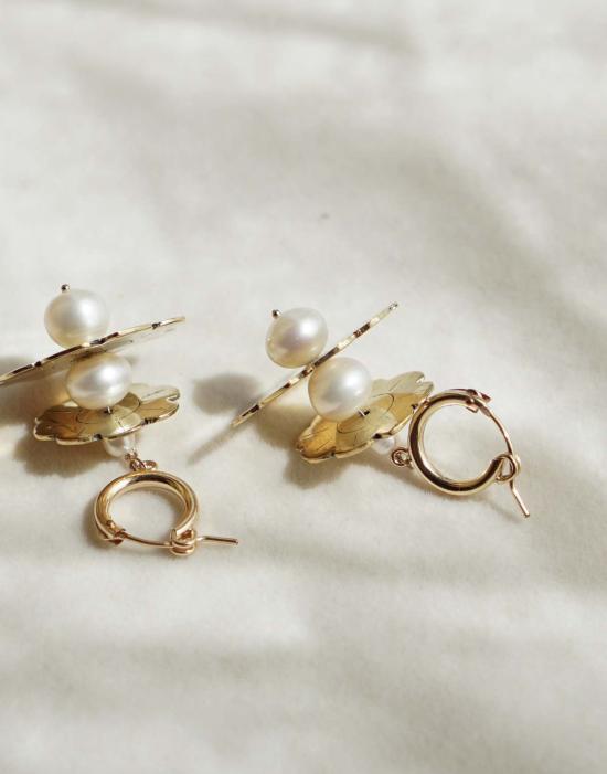  마아아리 이어링 Maaari Anting Anting Sampaguita / 희망 귀걸이 - MAAARI