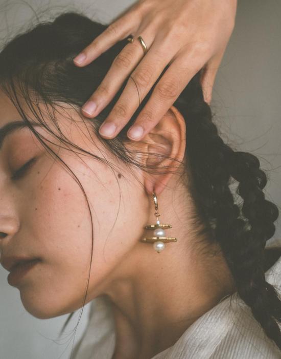  마아아리 이어링 Maaari Anting Anting Sampaguita / 희망 귀걸이 - MAAARI