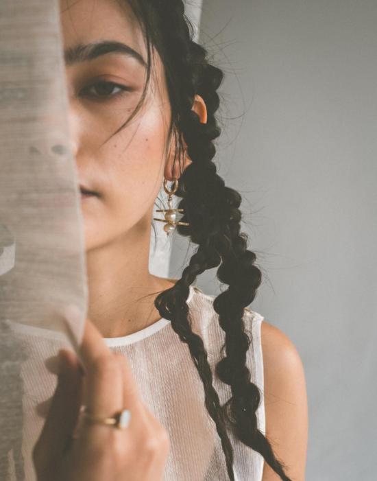  마아아리 이어링 Maaari Anting Anting Sampaguita / 희망 귀걸이 - MAAARI