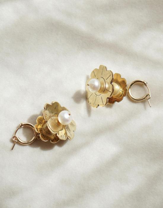  마아아리 이어링 Maaari Anting Anting Sampaguita / 희망 귀걸이 - MAAARI