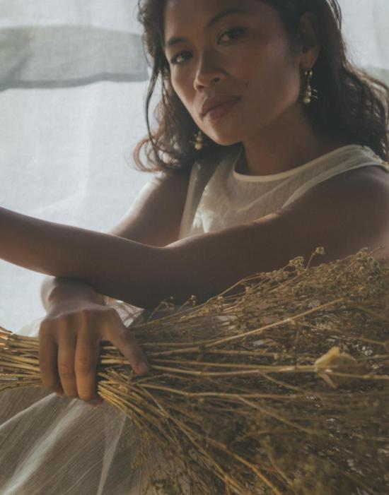  마아아리 이어링 Maaari Anting Anting Sampaguita / 희망 귀걸이 - MAAARI