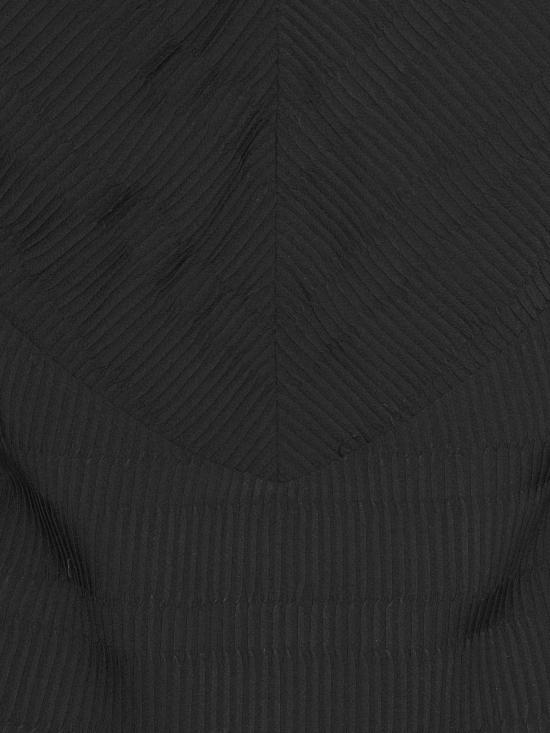  헨릭 빕스코브 긴팔 티셔츠 Henrik Vibskov 링클 탑 플리세 블랙 - HENRIK VIBSKOV