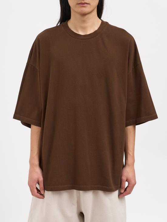 26SS 엔타이어 스튜디오 반팔 티셔츠 NESSS26TT010126235 Brown