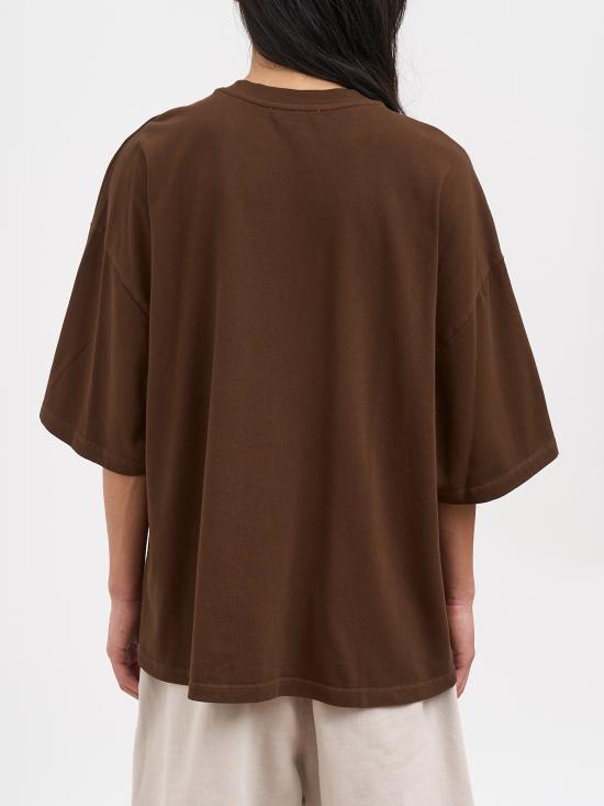 26SS 엔타이어 스튜디오 반팔 티셔츠 NESSS26TT010126235 Brown - ENTIRE STUDIOS