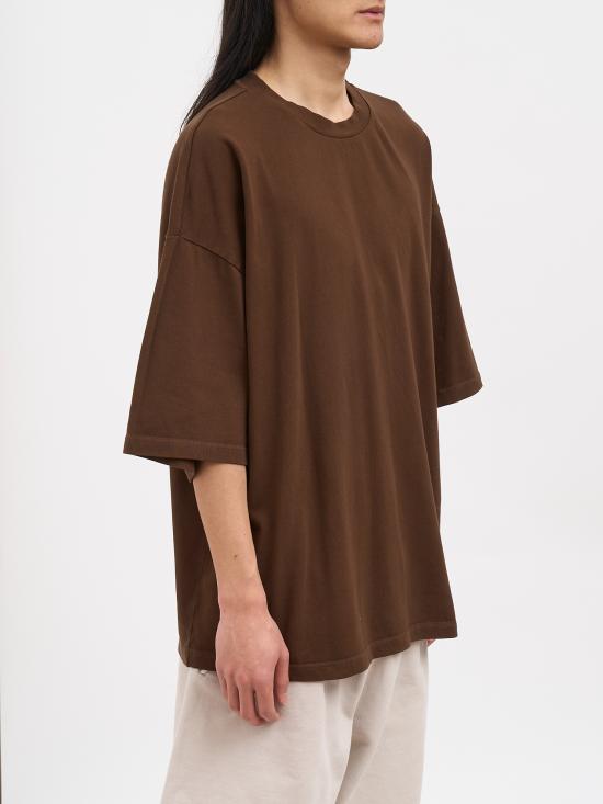 26SS 엔타이어 스튜디오 반팔 티셔츠 NESSS26TT010126235 Brown - ENTIRE STUDIOS