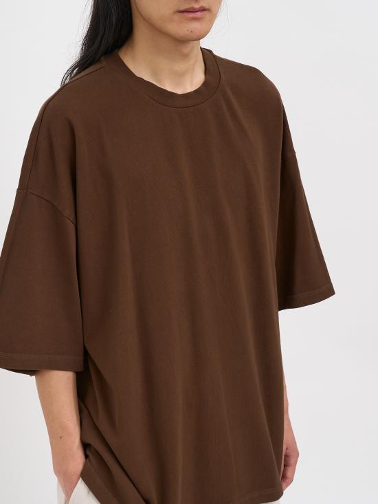 26SS 엔타이어 스튜디오 반팔 티셔츠 NESSS26TT010126235 Brown - ENTIRE STUDIOS