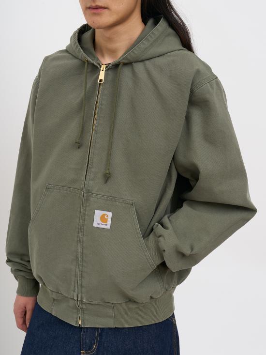 26SS 칼하트 WIP 후드 티셔츠 NI034820114O Green - CARHARTT WIP