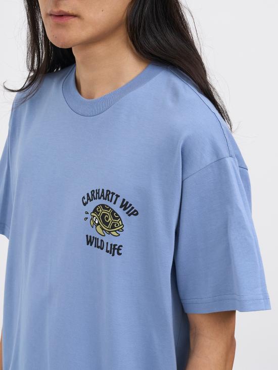 26SS 칼하트 WIP 반팔 티셔츠 NI0362533HXXX Light blue - CARHARTT WIP