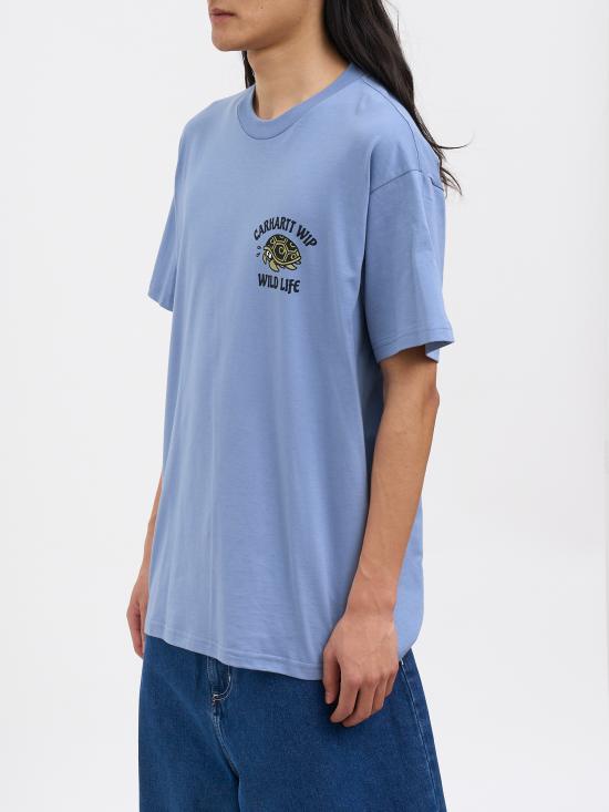 26SS 칼하트 WIP 반팔 티셔츠 NI0362533HXXX Light blue - CARHARTT WIP