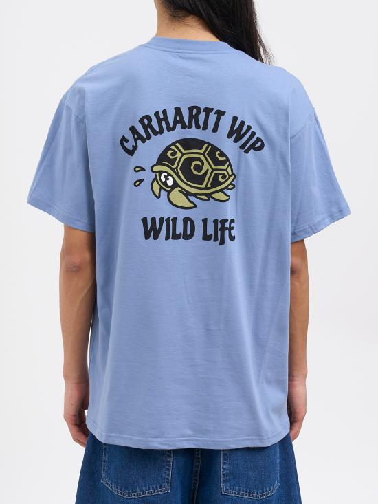 26SS 칼하트 WIP 반팔 티셔츠 NI0362533HXXX Light blue - CARHARTT WIP