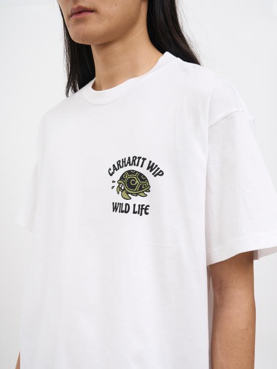 26SS 칼하트 WIP 반팔 티셔츠 NI03625302XX White - CARHARTT WIP