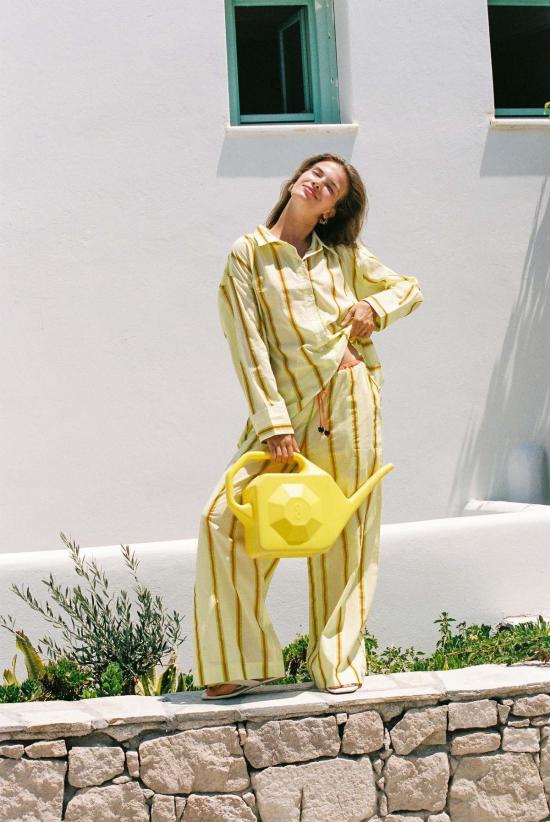  Ciao Ciao Vacation 블라우스 차오 차오 베케이션 샌디 스트라이프 바인즈 블라우스 - CIAO CIAO VACATION