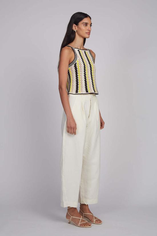  일레븐 식스 민소매 티셔츠 케리 크로셰 탱크탑 - ELEVEN SIX