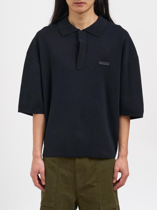 26SS 엔타이어 스튜디오 폴로 티셔츠 NESSS26PO030120015 Black