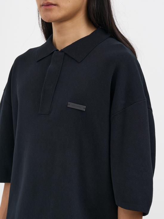 26SS 엔타이어 스튜디오 폴로 티셔츠 NESSS26PO030120015 Black - ENTIRE STUDIOS