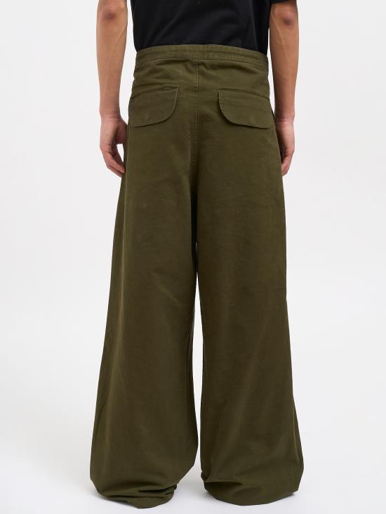 26SS 엔타이어 스튜디오 스트레이트 팬츠 NESSS26PA050126240 Green - ENTIRE STUDIOS