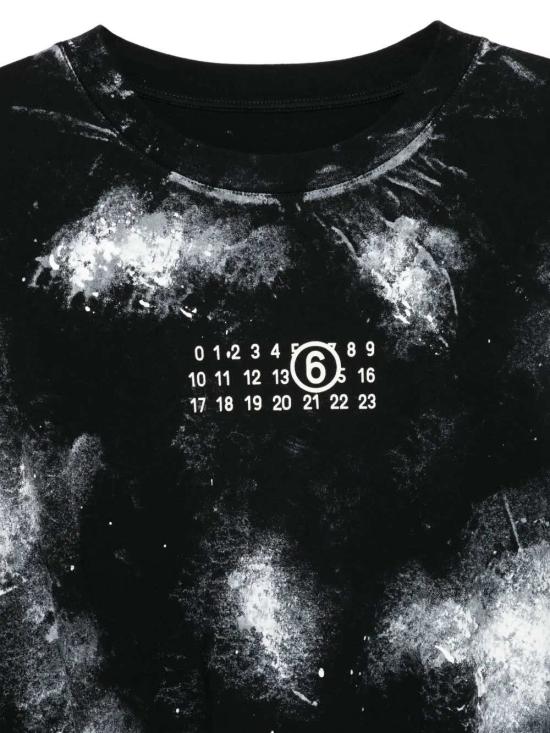 26SS MM6 메종마르지엘라 반팔 티셔츠 SH2GC0039M20048 900 BLACK - MM6 MAISON MARGIELA