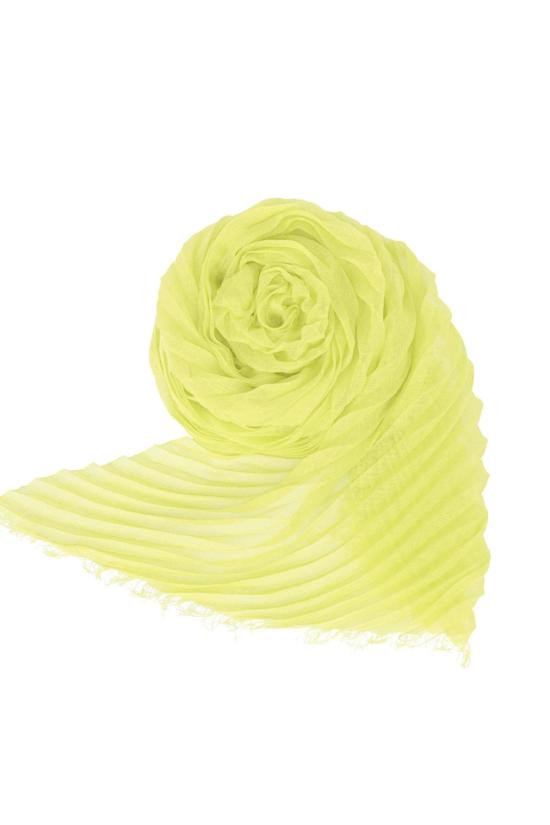  이세이 미야케 머플러/스카프 페더 라미 플리츠 스톨 스카프