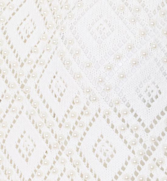  트윈셋 블라우스 니트 탑 화이트 - TWINSET