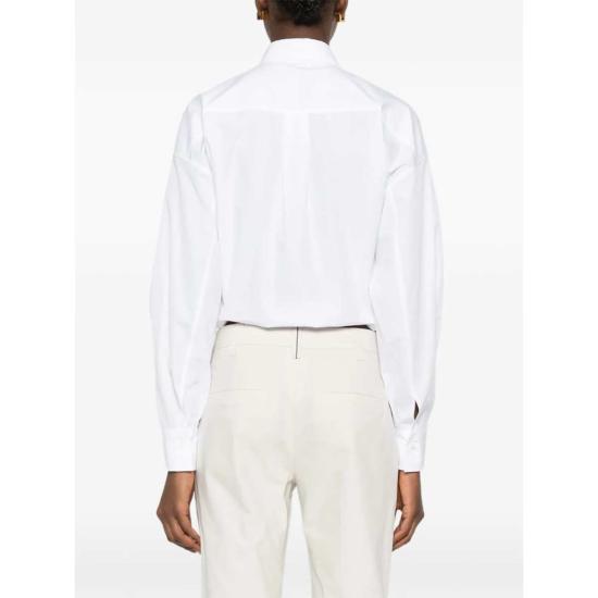  브루넬로 쿠치넬리 셔츠 Brunello Cucinelli 셔츠 화이트 - BRUNELLO CUCINELLI