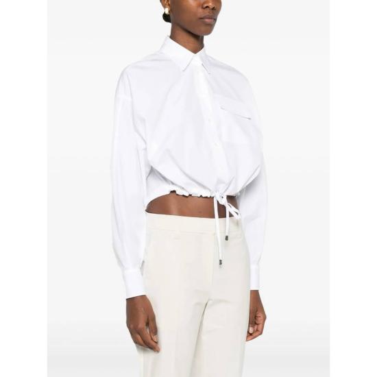  브루넬로 쿠치넬리 셔츠 Brunello Cucinelli 셔츠 화이트 - BRUNELLO CUCINELLI