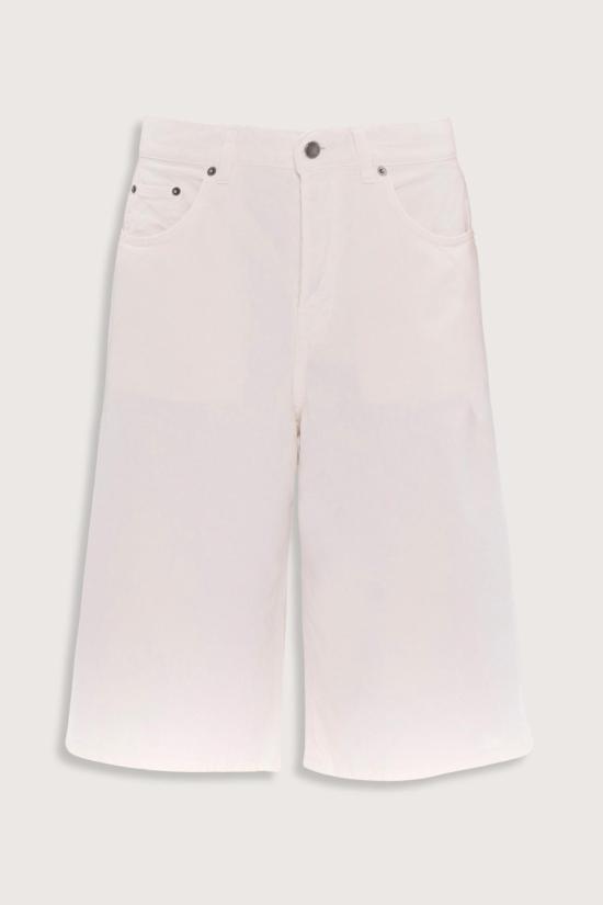  하이쿠레 데님 숏팬츠 뉴 베키 트윌 반바지 오프 화이트