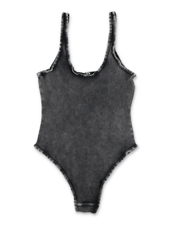  디젤 바디수트 티셔츠 마우라 립 바디수트 블랙 - DIESEL