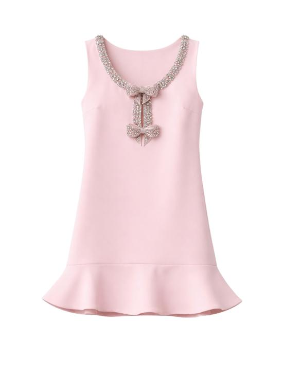 26SS 셀프 포트레이트 미디 원피스 SS26036SAP PINK Pink