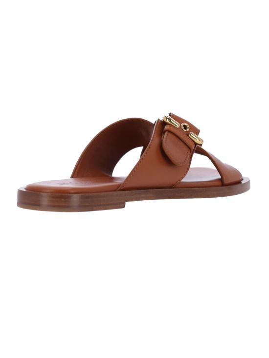  끌로에 뮬/슬리퍼 닐 샌들 브라운 - CHLOE