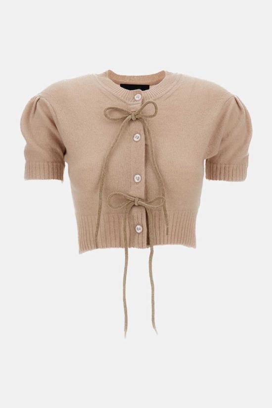  시몬로샤 가디건 시몬 로샤 크롭 캐시미어  핑크