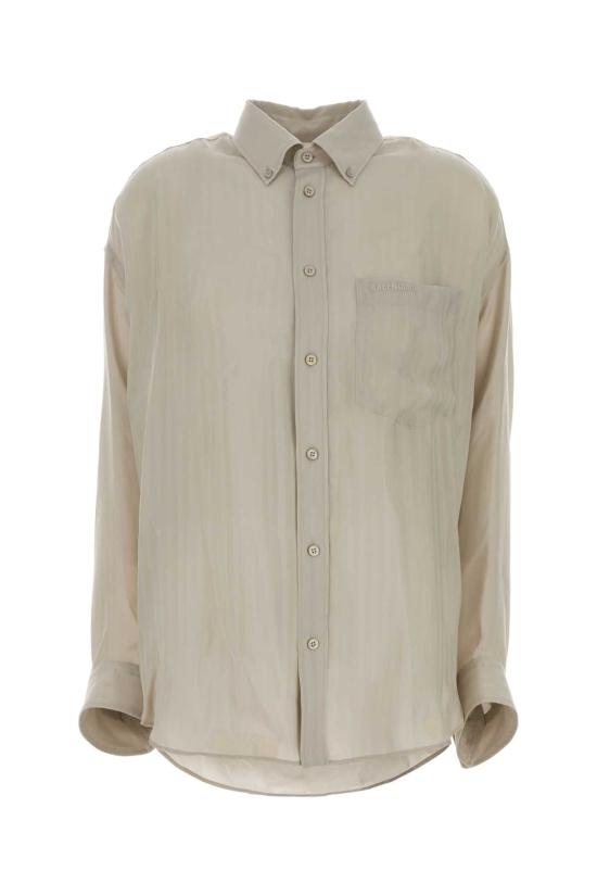 26SS 발렌시아가 셔츠 862679TSM04 9020 Beige o Tan