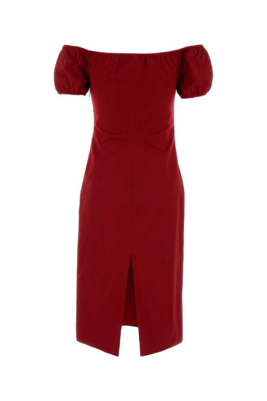 26SS 미우미우 미디 원피스 MF6183SOOO1BMS F0011 Red - MIU MIU