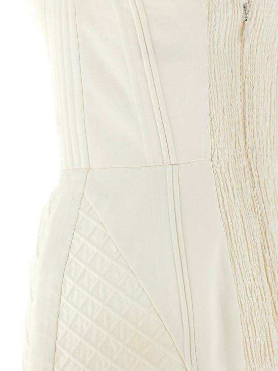  짐머만 숏 원피스 리벨리온 드레스 화이트 - ZIMMERMANN