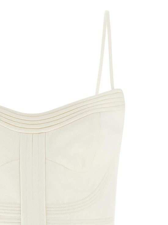  짐머만 숏 원피스 리벨리온 드레스 화이트 - ZIMMERMANN