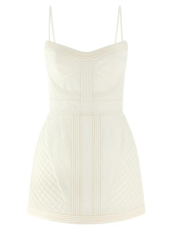  짐머만 숏 원피스 리벨리온 드레스 화이트