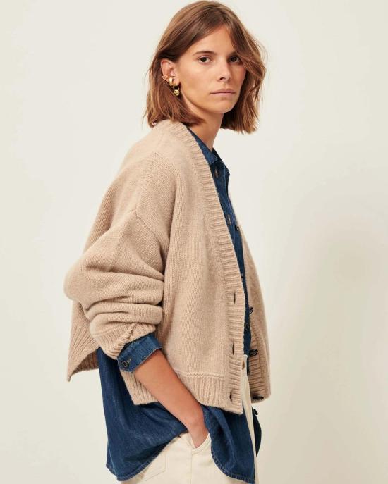  메이블앤모스 가디건 세순 세라토 오버사이즈 - MABEL AND MOSS