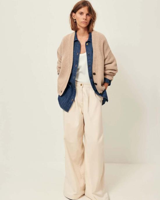  메이블앤모스 가디건 세순 세라토 오버사이즈 - MABEL AND MOSS