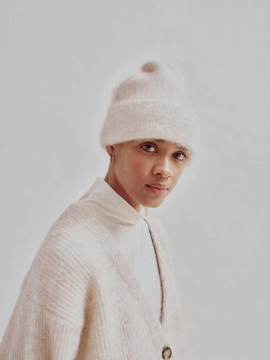  사야카 다비스 뉴욕 모자 사야카 데이비스 뉴욕 브러시드 모헤어 비니