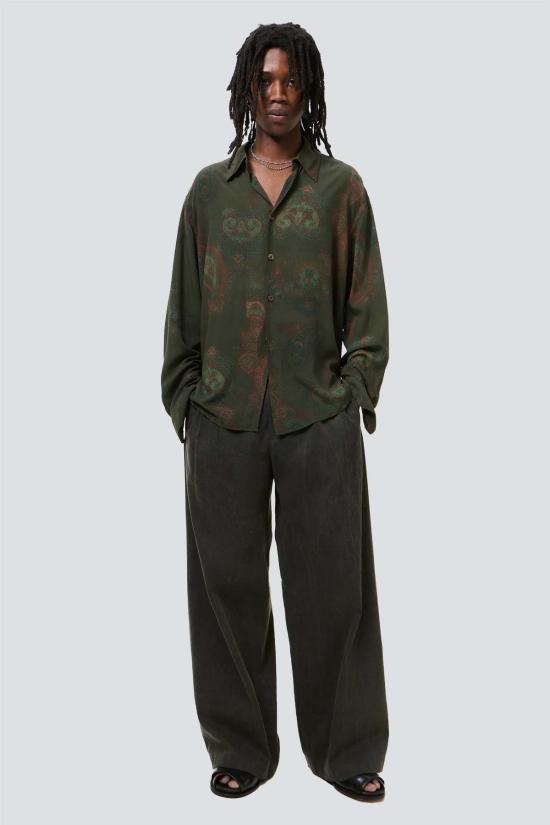  아워레가시 긴팔 셔츠 우리의 유산, 잊혀진 페이즐리 비욘드 셔츠 - OUR LEGACY