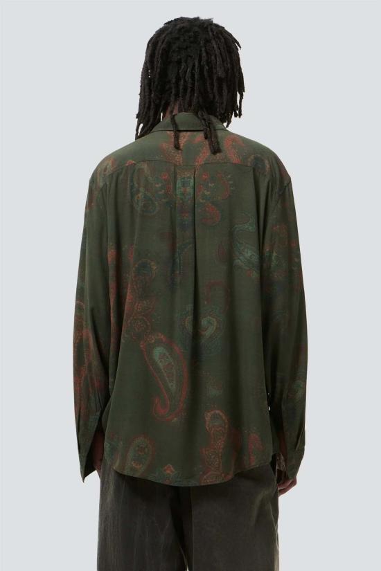  아워레가시 긴팔 셔츠 우리의 유산, 잊혀진 페이즐리 비욘드 셔츠 - OUR LEGACY