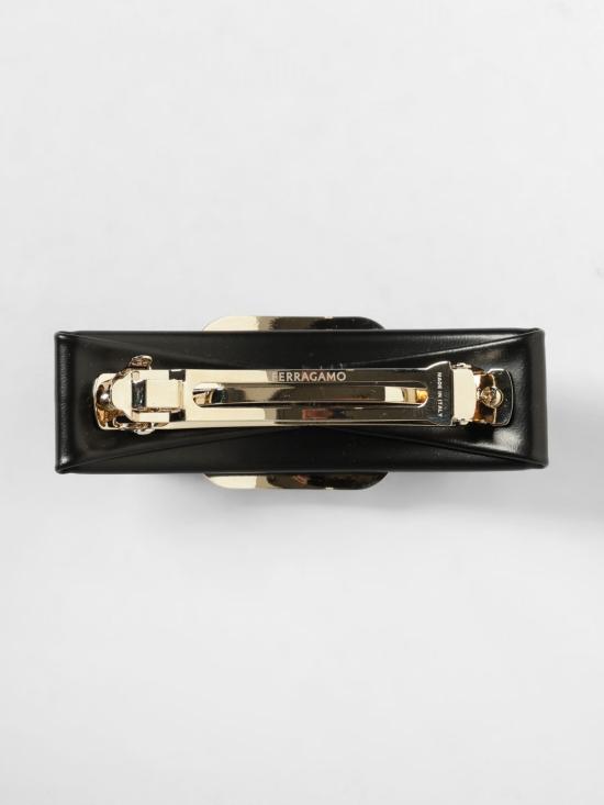 26SS 살바토레 페라가모 헤어 액세서리 340421771551 BLACK DOM - SALVATORE FERRAGAMO