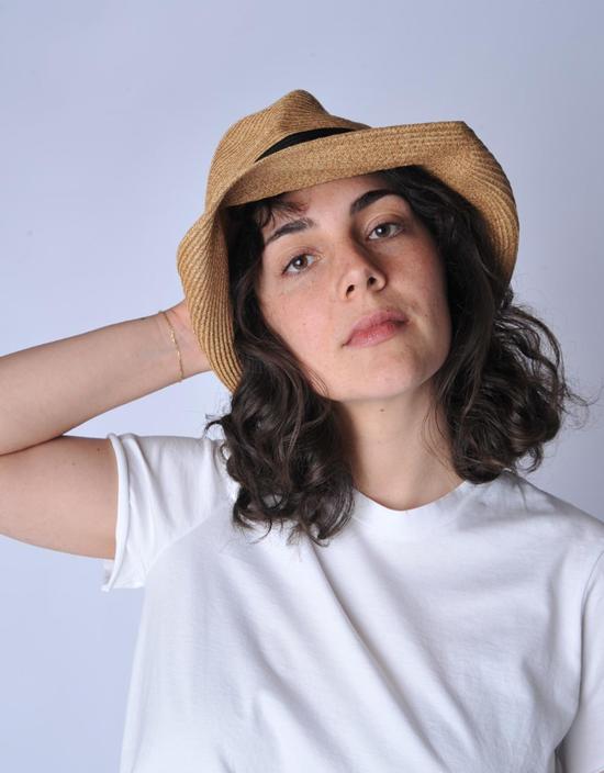  Mature Ha 모자 성숙한 갈색과 연한 검정색 리본이 달린 챙이 넓은 박스형