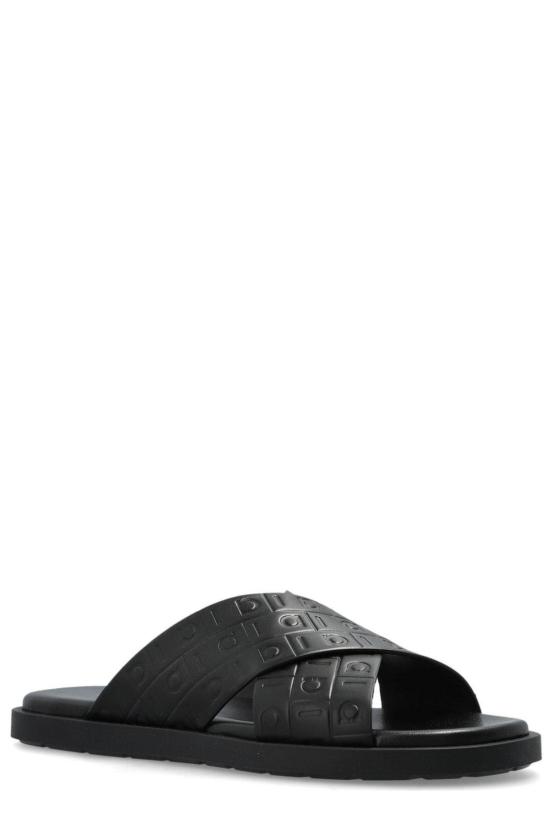  살바토레 페라가모 샌들 페라가모 모노그램  블랙 - SALVATORE FERRAGAMO